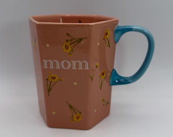 ANTHROPOLOGIE Pia Mom Color Peach Mug 10 oz. - Preowned