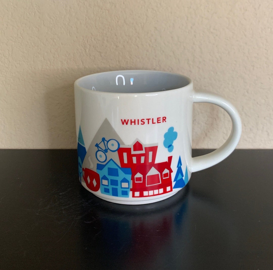 スターバックス シティマグ 旧デザイン WHISTLER Starbucks Coffee Mug – Whistler Canada City Mug 16 Oz – 2009