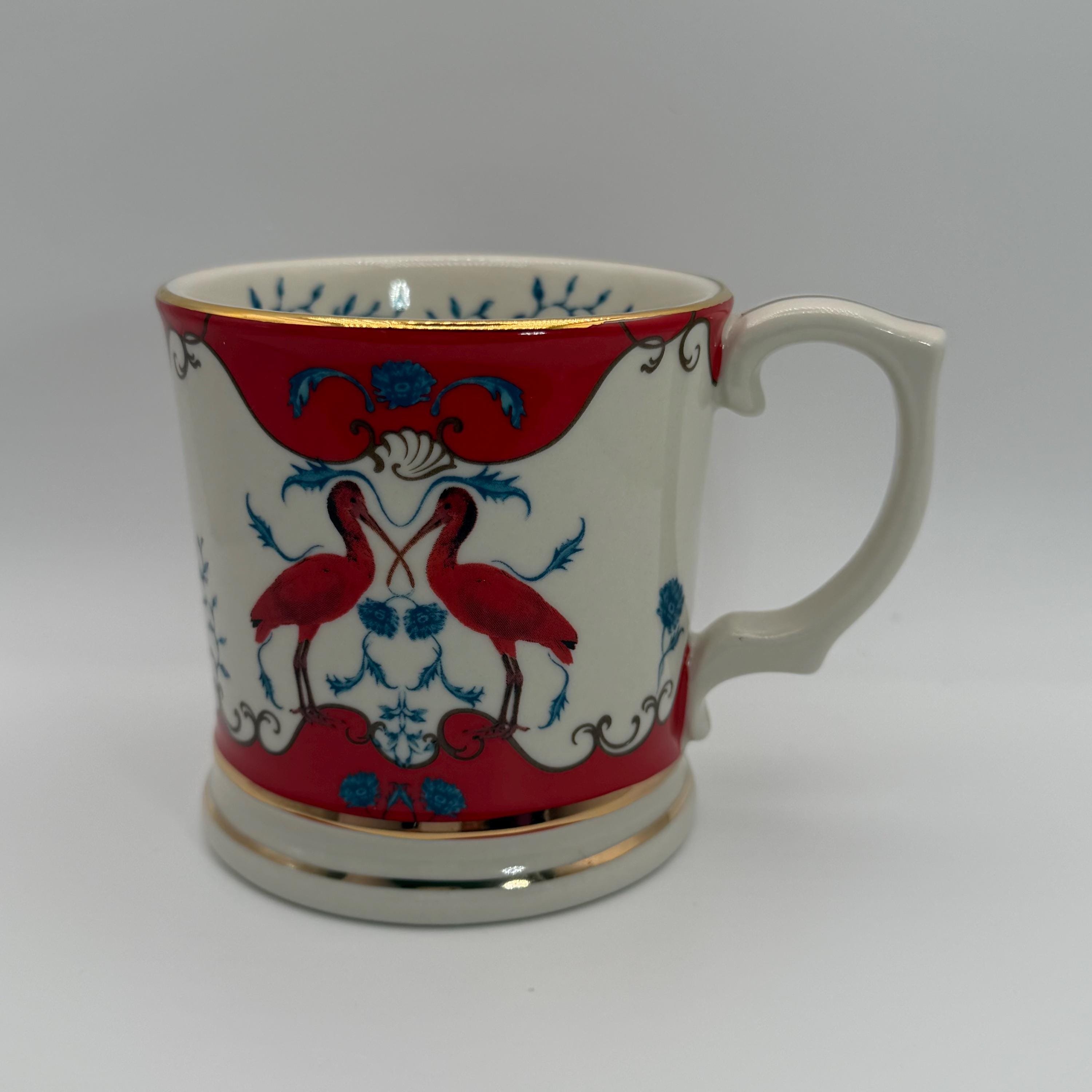 ANTHROPOLOGIE Lou Rita Nature Table Scarlett Mug 12 Oz. - Preowned
