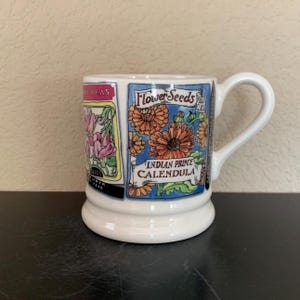 EMMA BRIDGEWATER Plant and Sow Flower Seeds Collection Made in England 10 oz. - Preowned