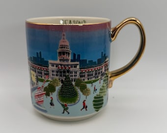 ANTHROPOLOGIE Urlaub in der Stadt Austin Becher 14 oz. - Gebraucht
