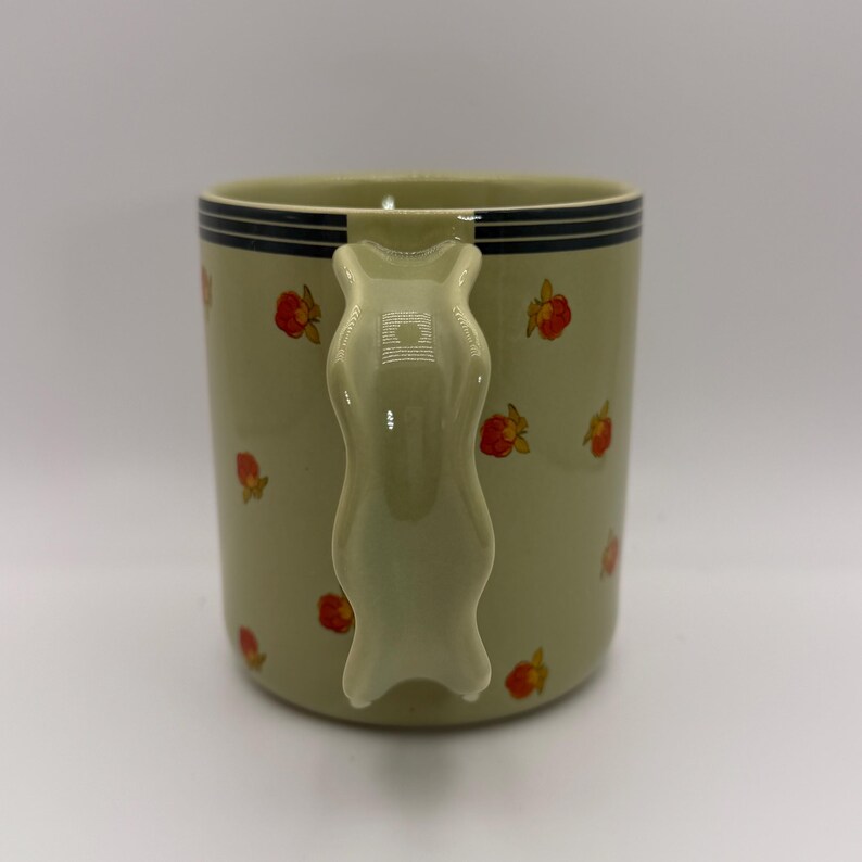 ANTHROPOLOGIE Georgie Green Mug 14 oz. - Preowned image 2