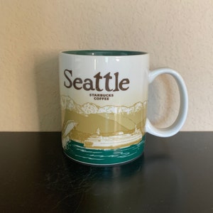 STARBUCKS &quot;Global Icon&quot; Collection Mug SEATTLE 16 oz - Preowned