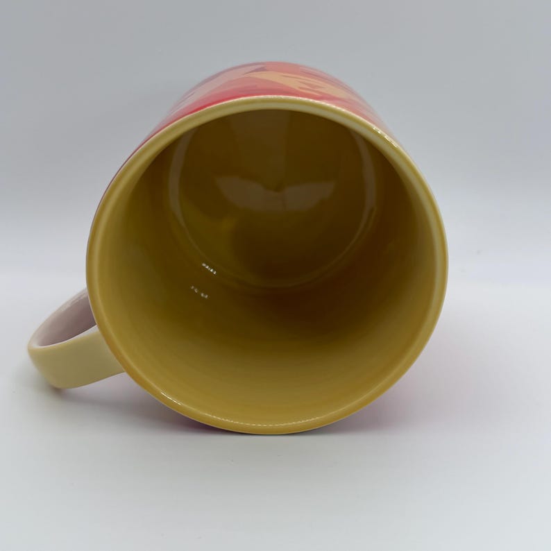 ANTHROPOLOGIE Lottie Monogram Letter A Mug 16 oz. - Preowned image 5