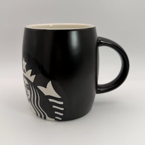 Matte Black Starbucks Cup - Etsy