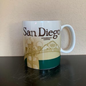 STARBUCKS &quot;Global Icon&quot; Collection-serie SAN DIEGO-koffiemok / theekop 16 oz - Tweedehands