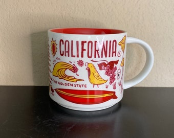 STARBUCKS &quot;Been There Series&quot; Across the Globe Collection Mug CALIFORNIA - Preowned