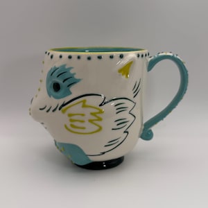 ANTHROPOLOGIE Rabbit His Easter 3D Mug 14 oz. - Preowned image 1