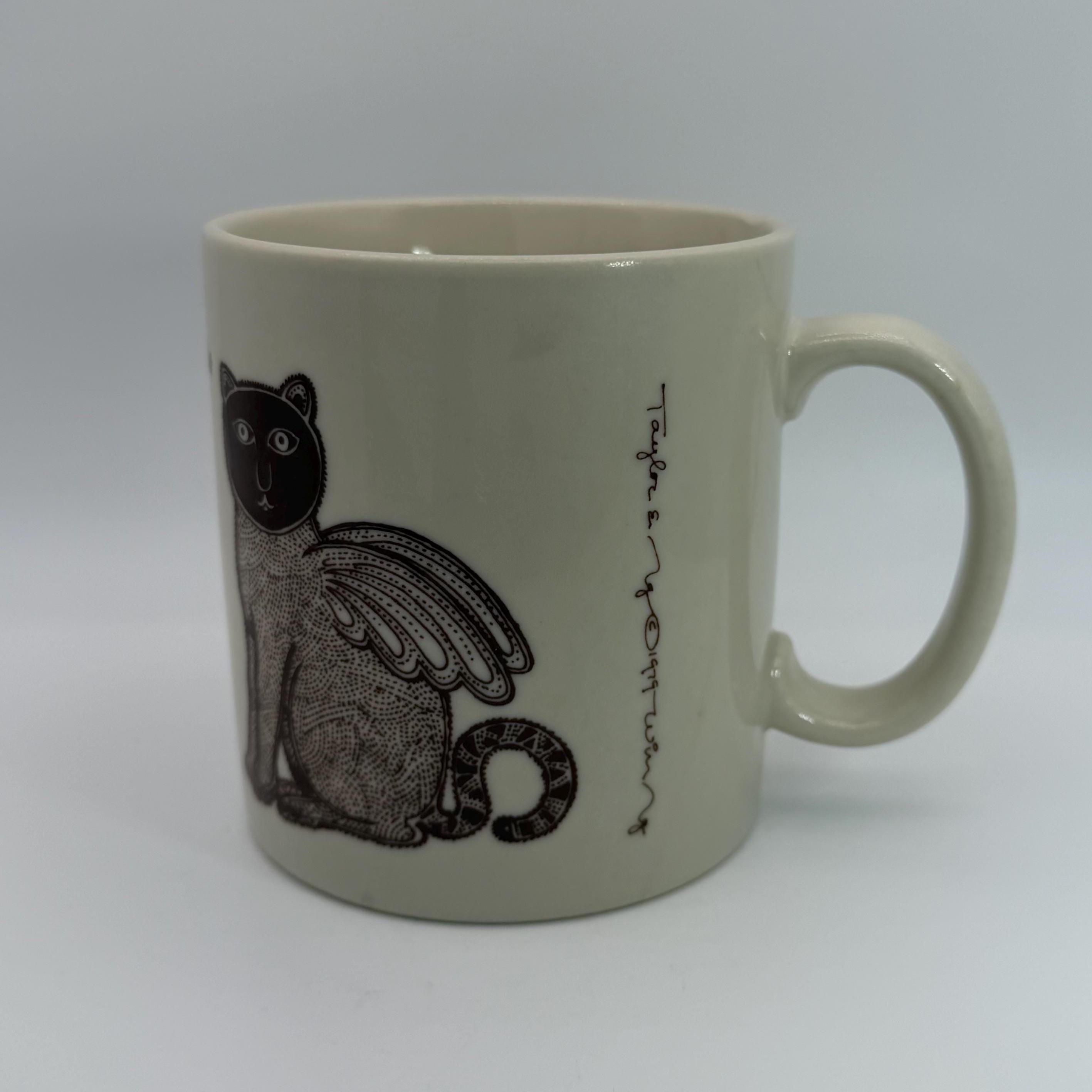 TAYLOR & NG 1979年製「Le Chat Aile」翼のある猫のマグカップ 日本製 