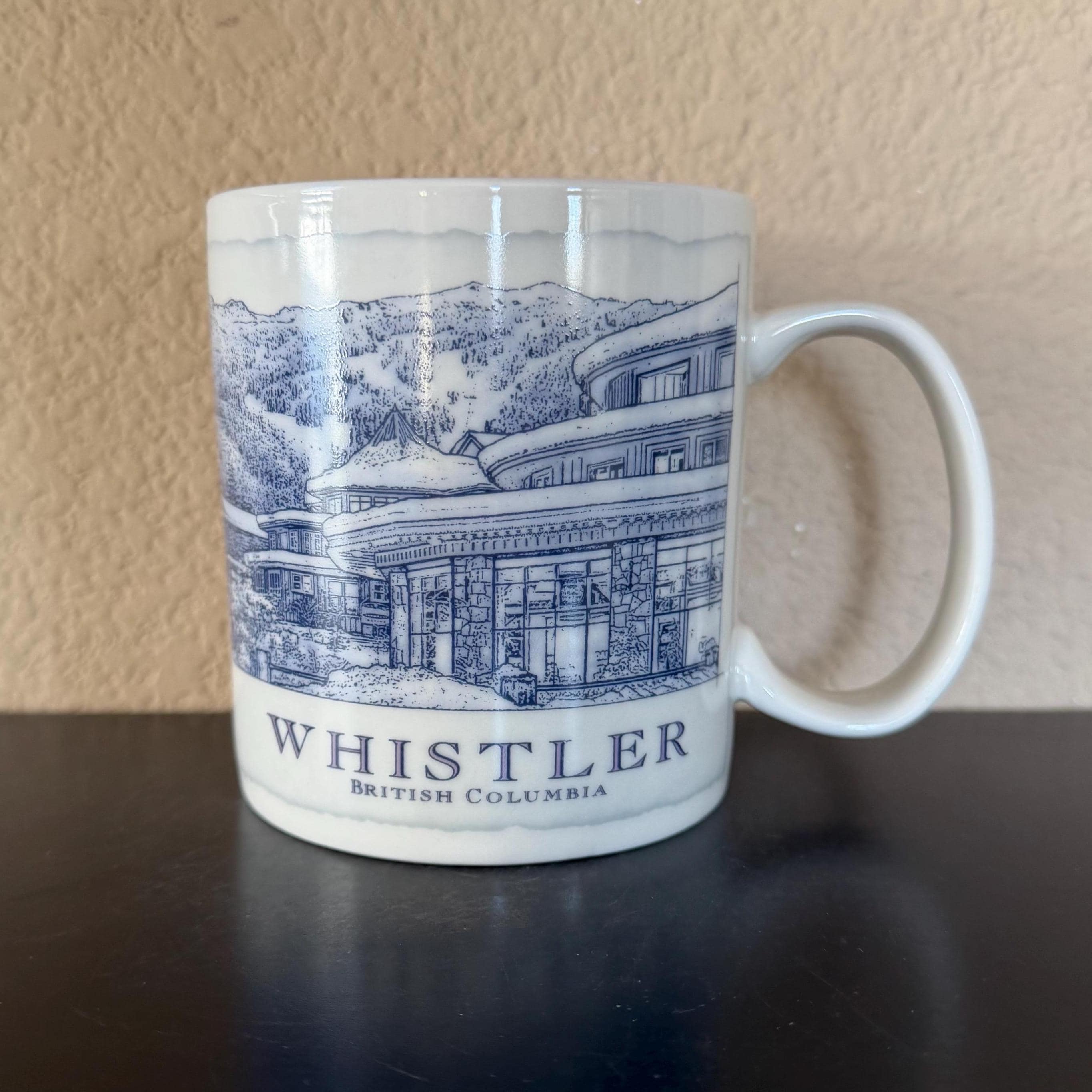 スターバックス シティマグ 旧デザイン WHISTLER Starbucks Coffee Mug – Whistler Canada City Mug 16 Oz – 2009