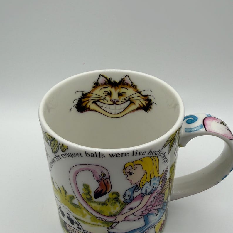 Cardew Mug CARDEW CLASSICS Alice in Wonderland With Whimsical Flamingo ...