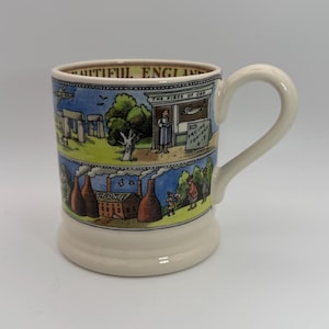 EMMA BRIDGEWATER Vacker England Halvpintsmugg Tillverkad i England 340 ml - Begagnad