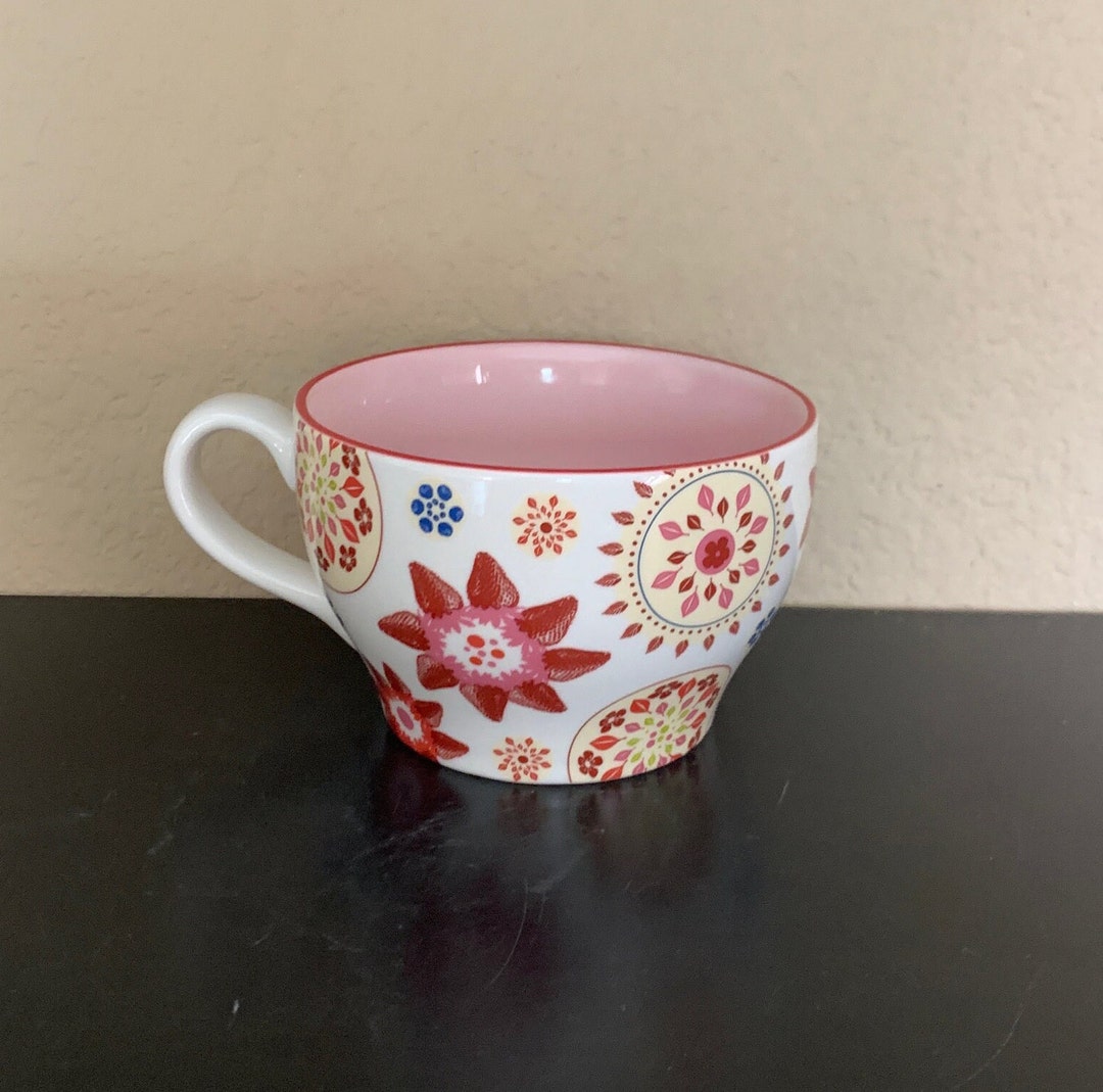 Starbucks Pattern STARBUCKS Collectible Floral Pattern Coffee Mug / Tea Cup Multi-colored ...