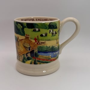 EMMA BRIDGEWATER Beautiful English Countryside Half Pint Mug Made in England 10 oz. - Preowned