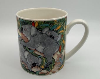 AUSTRALIAN WILDLIFE Collection UPA Gumtree Koala Bear Mug 12 oz. - Preowned