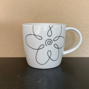 CRATE & BARREL デイジー ドゥードゥル コーヒーマグ / ティーカップ ジュディス モス クルーガー デザイン 廃盤品 - 中古