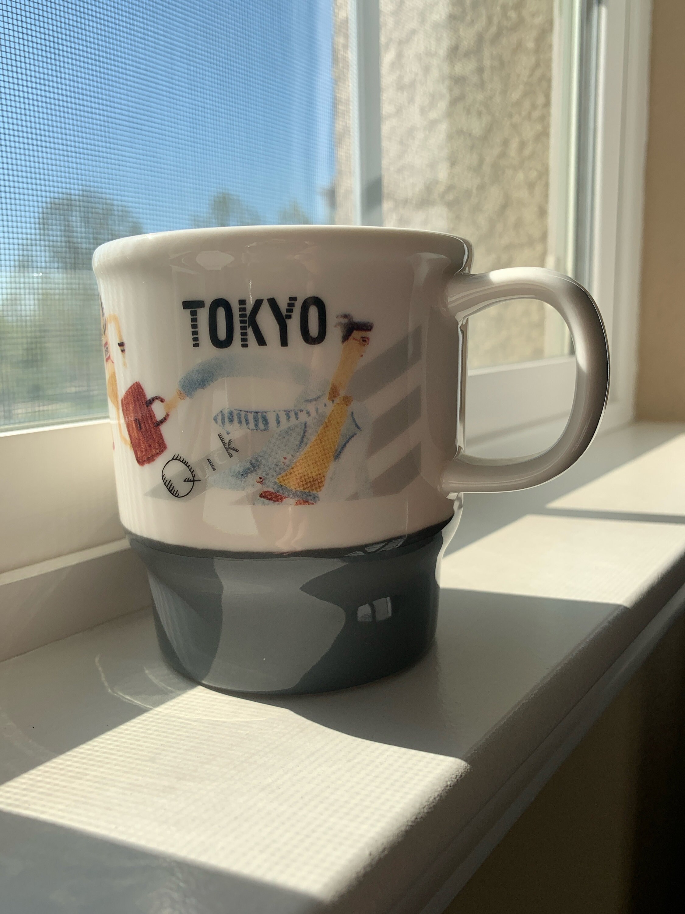 STARBUCKS JAPAN Geography Series City Mug TOKYO Coffee Mug / Tea Cup 12 Oz. Preowned Etsy