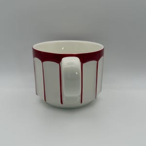 ANTHROPOLOGIE Bouldevard Latte vinfärgad mugg 450 ml - Begagnad bild 2