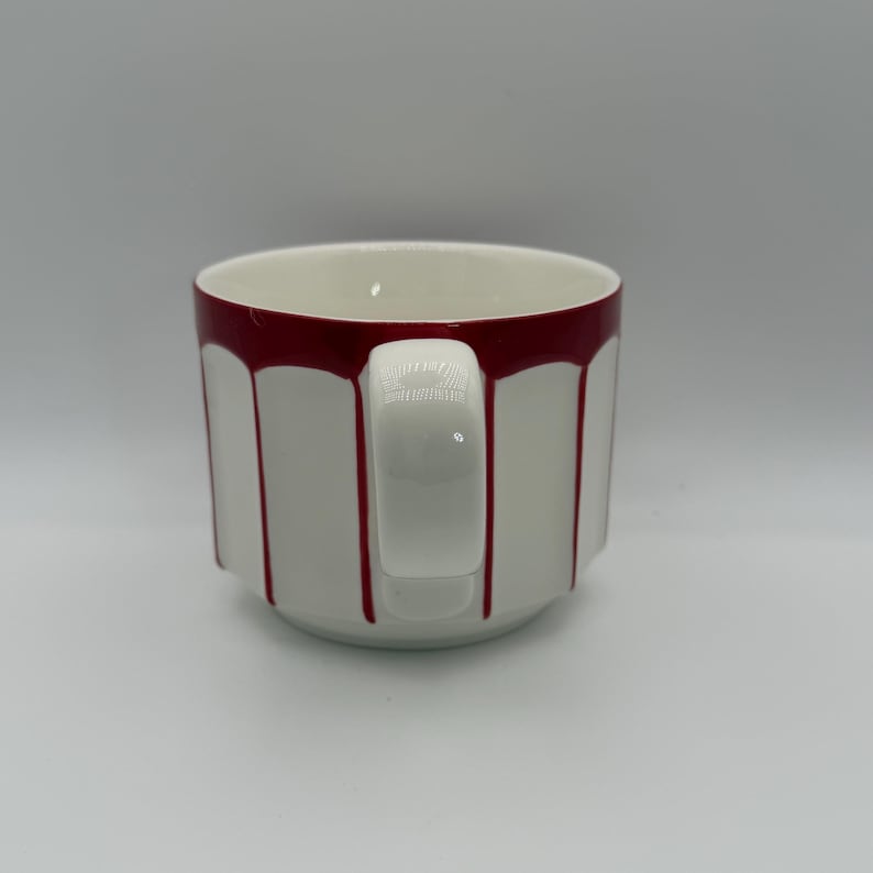 ANTHROPOLOGIE Bouldevard Latte vinfärgad mugg 450 ml - Begagnad bild 2