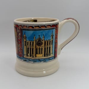 EMMA BRIDGEWATER Durham Cathedral Half Pint Mug Made in England 10 oz. - Preowned