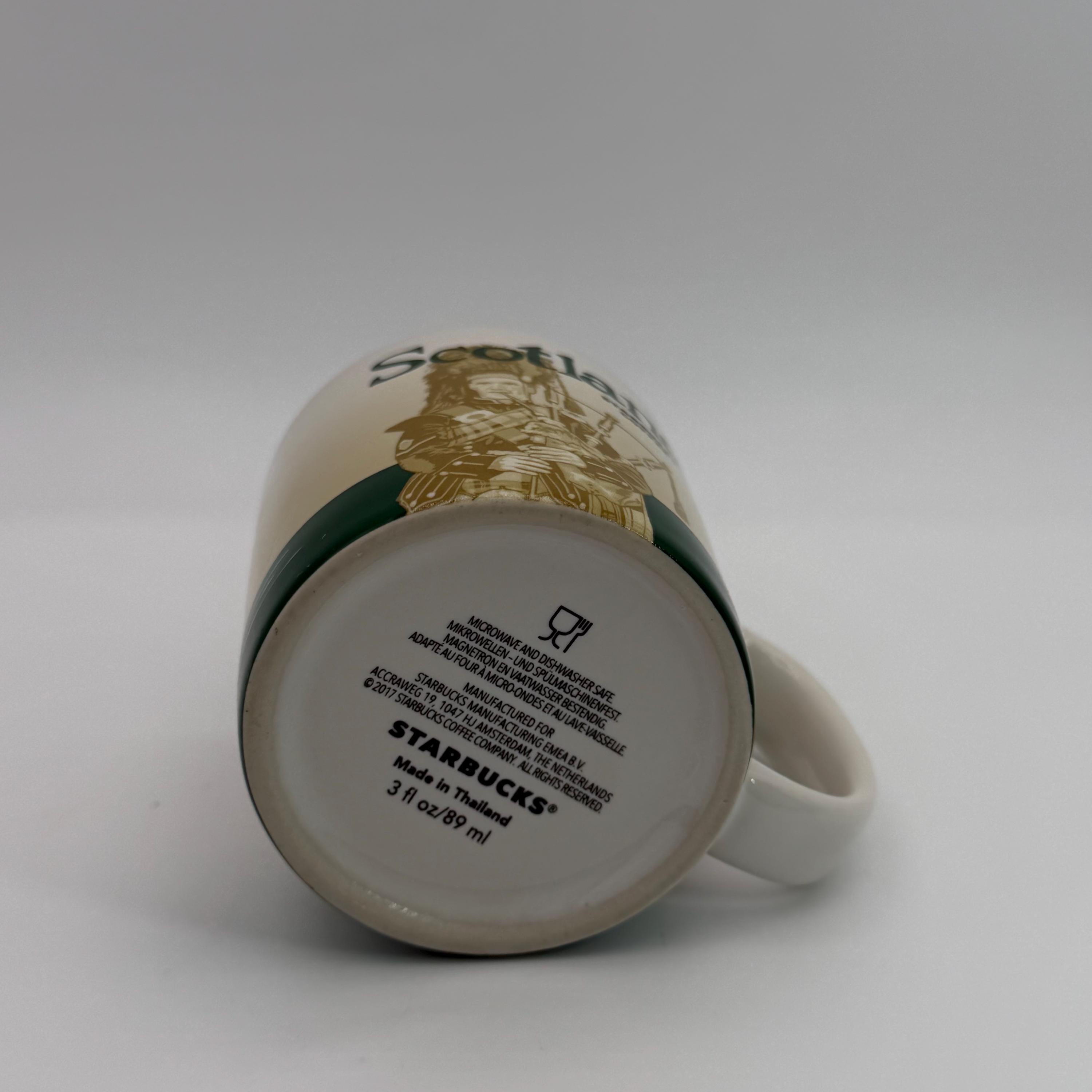 STARBUCKS MINIATURE Ornament SCOTLAND Collector Series Espresso