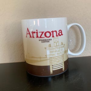 STARBUCKS &quot;Global Icon&quot; Collection Series ARIZONA Kaffeetasse/Teetasse 16 oz - gebraucht