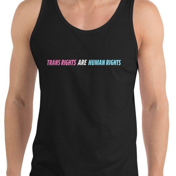 Trans Rights are Human Rights Vest,Trans Pride Vest,Support LGBTQ T-shirt,Pride Month Vest, Transgender Pride Gift,Equality T-shirt