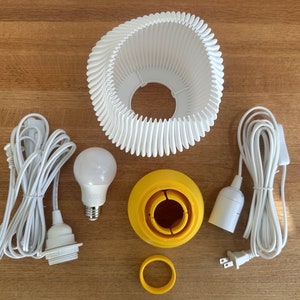 DOLLOP LAMP, 3MF 3D Printing Files, Ambient Lighting Bedside Lamp, Small Modern Desk Lamp, Minimal Funky Table Lamp zdjęcie 7