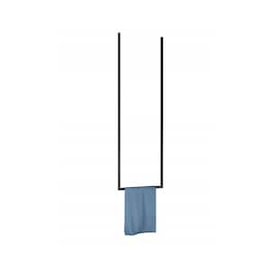 Toallero de techo de metal, colgador de ropa montado en el techo, colgador de entrada, accesorios de baño