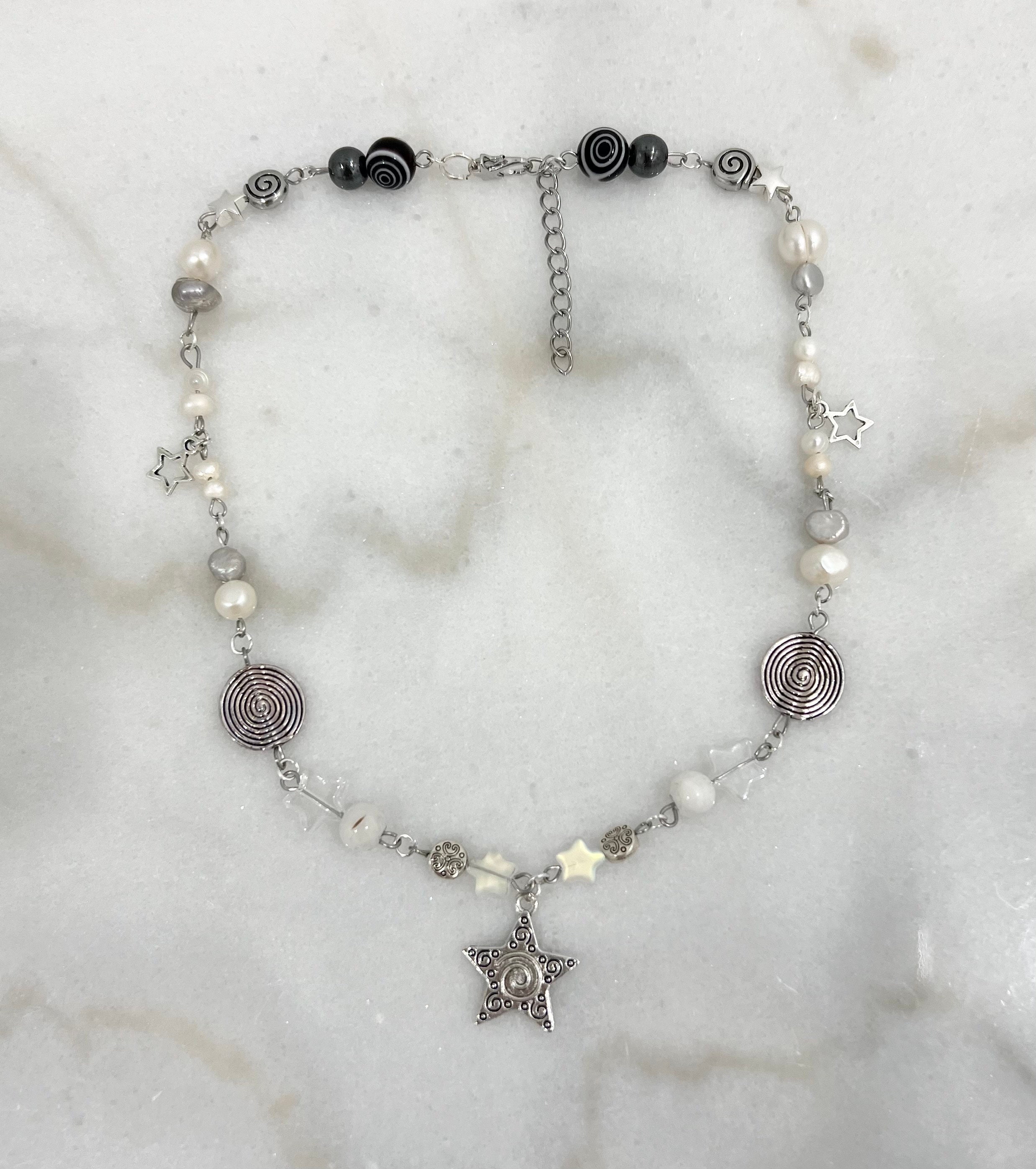 Adorable Star Swirl Y2k Fairy Grunge Summer Jewelry Necklace