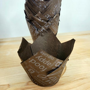 Tulip Cupcake Liners: Assorted Baking Cups, Parchment Paper - 50pcs
