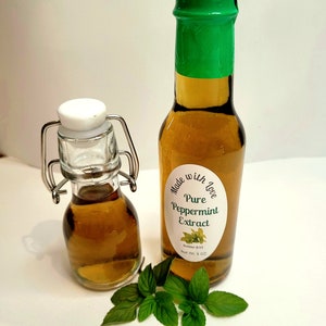 Pure Peppermint Extract Handmade Peppermint Gourmet Extracts for all Mint Recipes Premium Quality Flavor Special Gifting Extract image 9