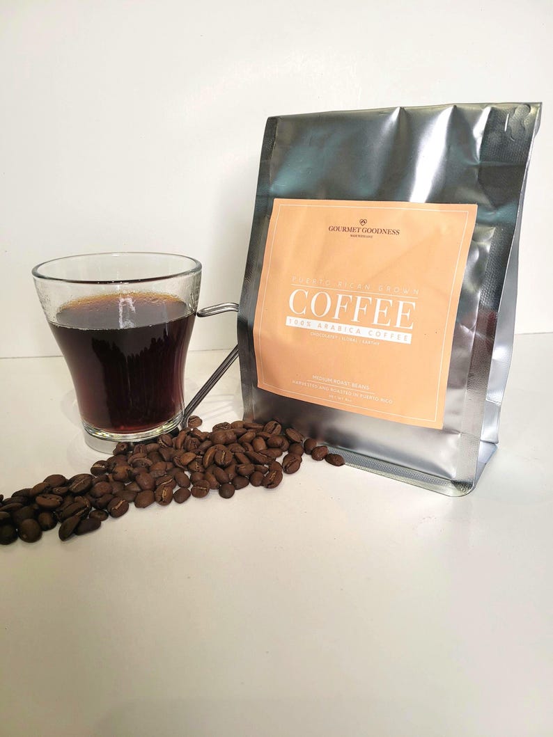 Puerto Rican Arabica Coffee: Artisanal Whole bean Medium Roast, Chocolatey Floral Notes bild 4