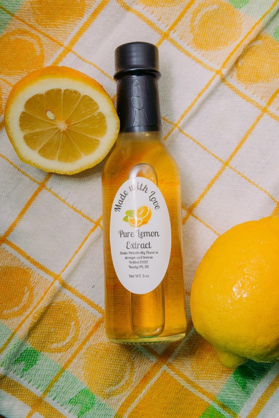 Homemade Lemon Extract: Fresh Citrus Flavor, Baking Ingredient