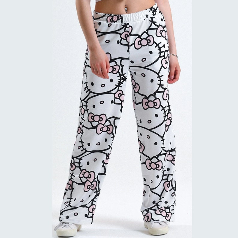 Hello Kitty Pajama Pantscute Kawaii Clothespyjama for Etsy