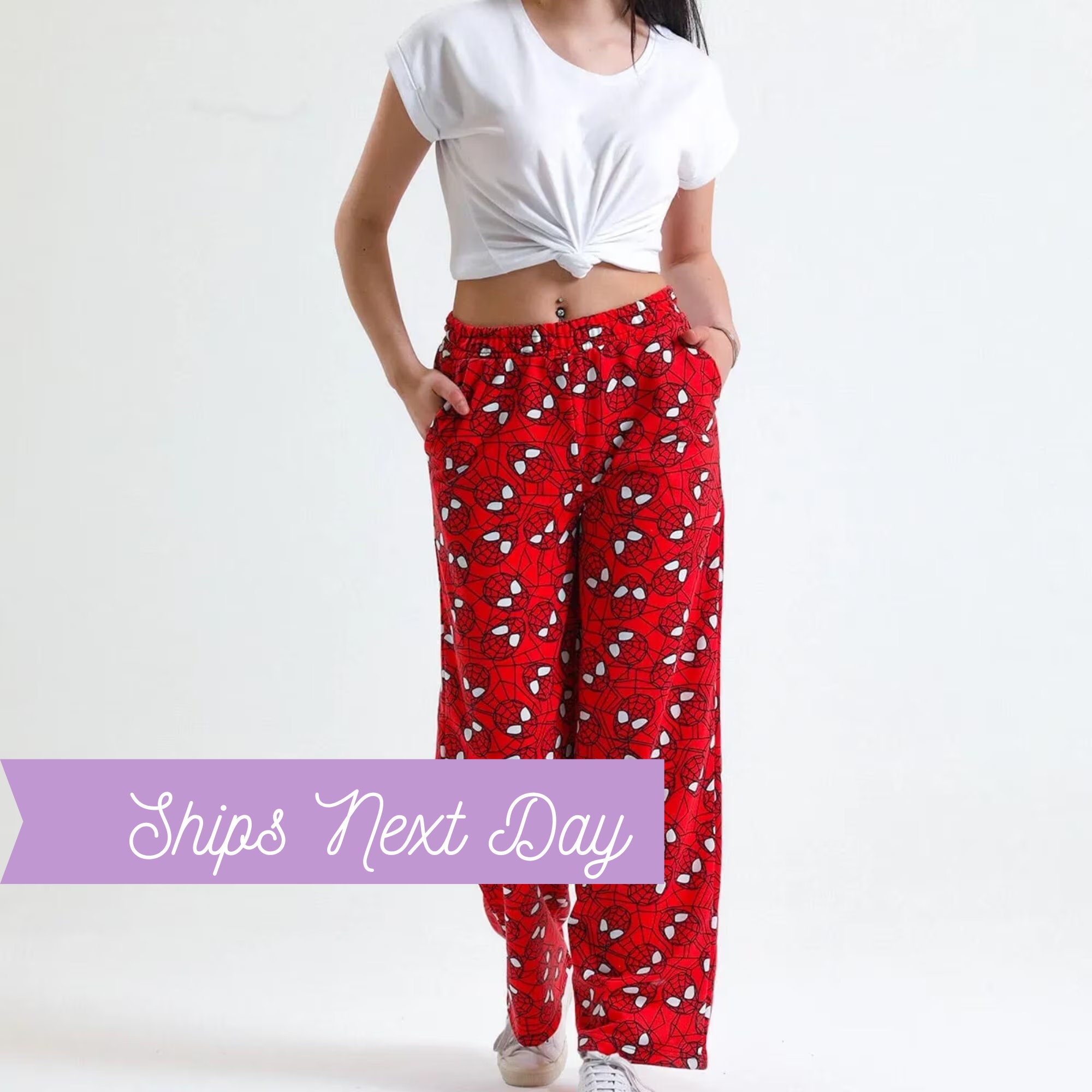 Spiderman Pajama Sleepoversweatpants as Etsy