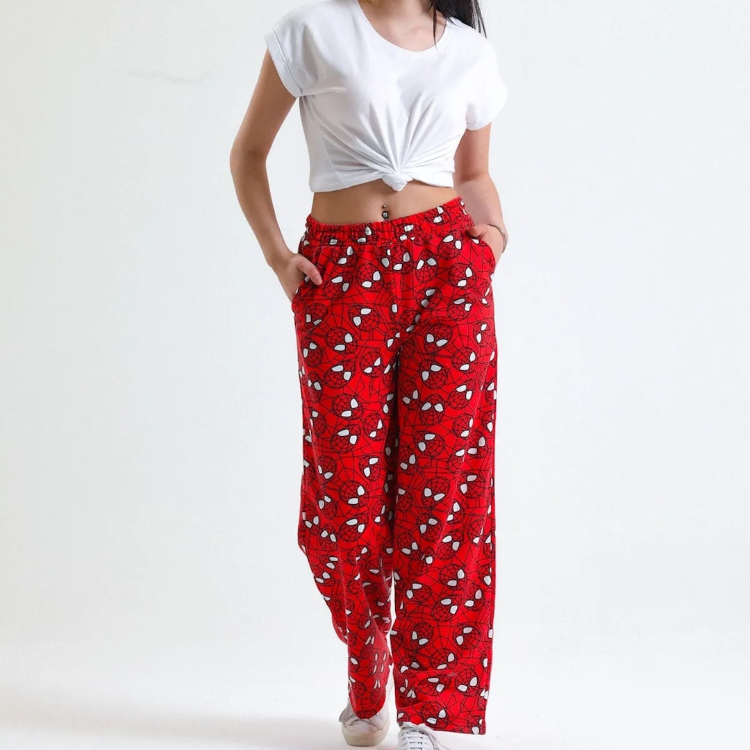 Spiderman Pajama Sleepoversweatpants as Etsy