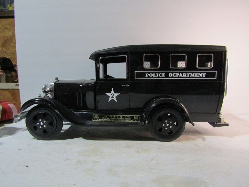 Jim Beam 1931 Ford Model A Police Paddy Wagon Decanter Etsy