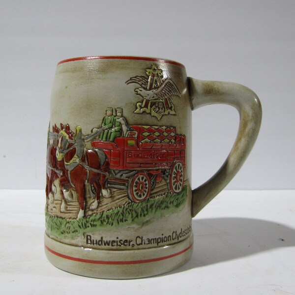 Rare Budweiser Stein Etsy