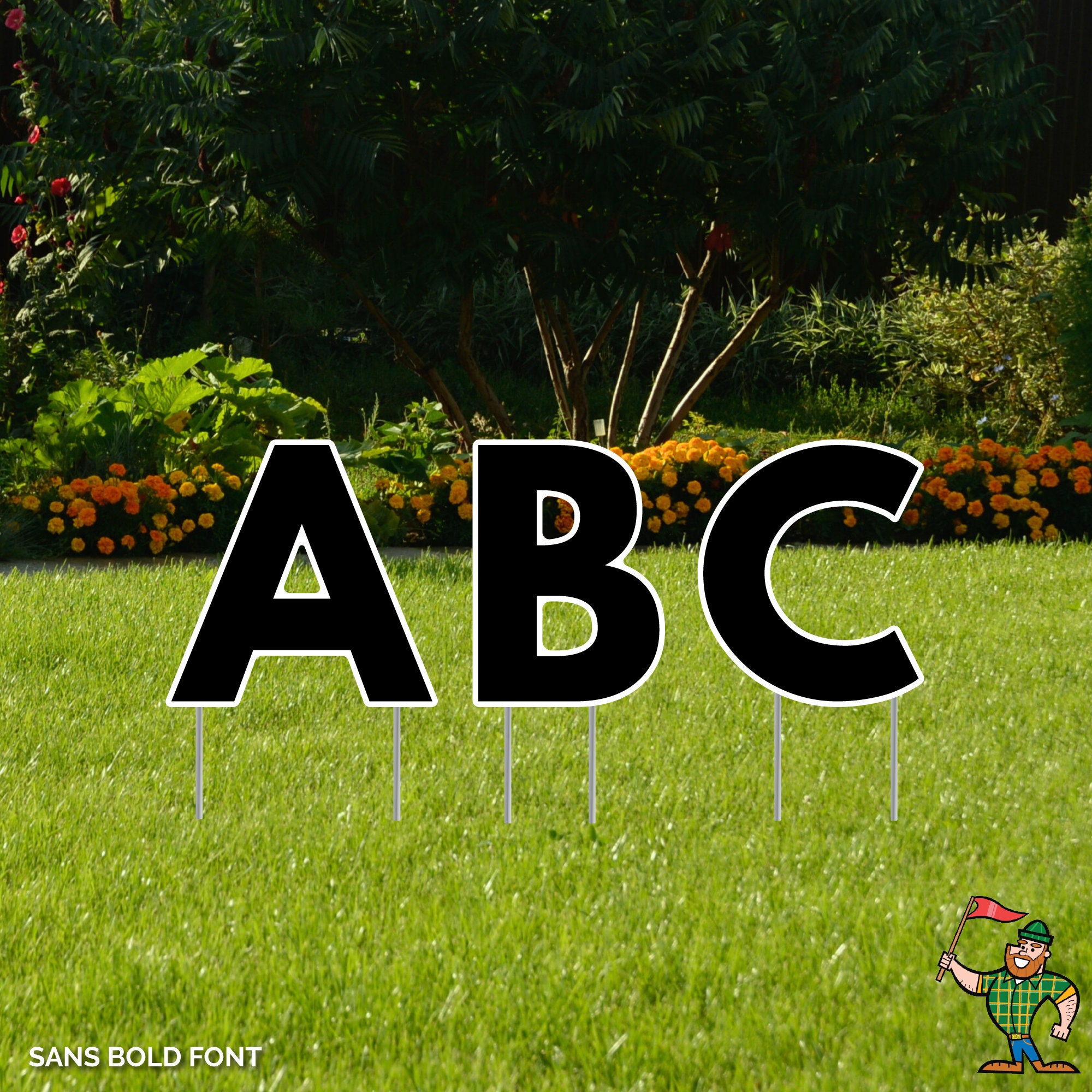 17 Custom Letter Yard Sign Cutouts for Party Event Yard Etsy