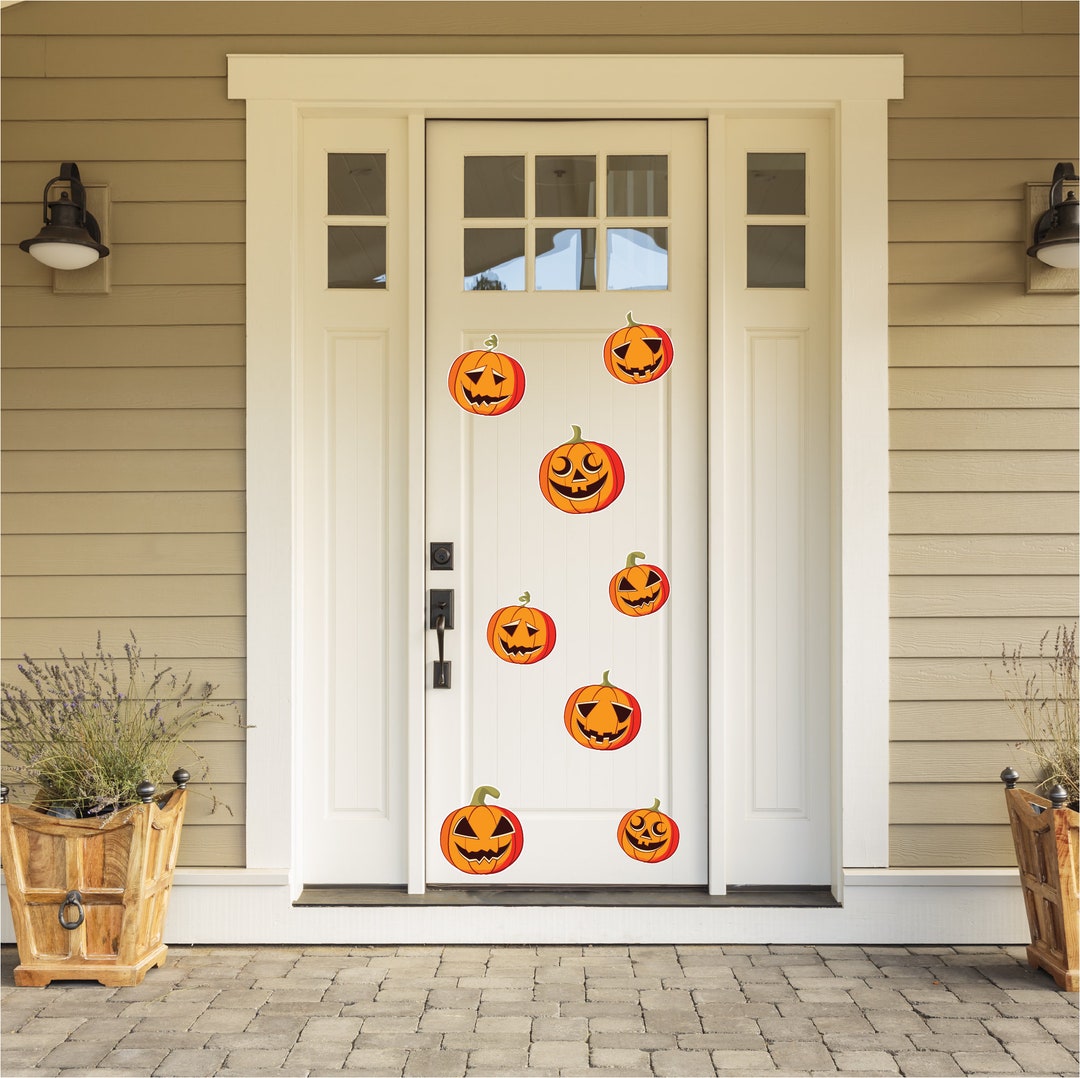 10 Piece Jack-o-lantern Magnets | Halloween Decorations - Etsy