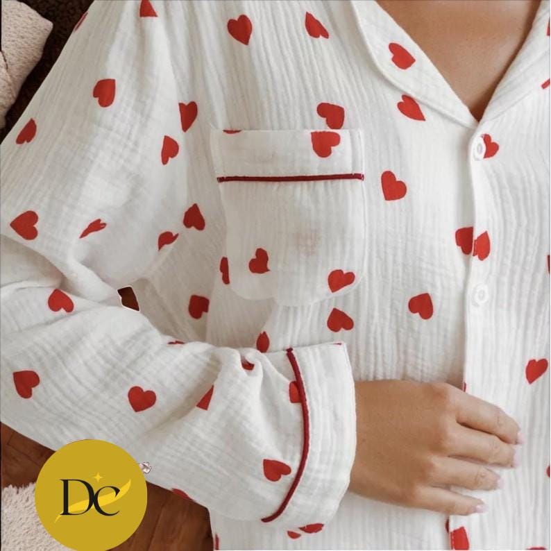 Heart Pajamas Etsy Canada