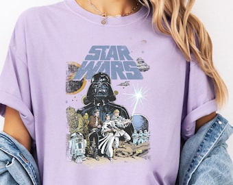 Disney Star Wars Shirt, Disney Trip Tee, Comfort Colors Gift, Disney Family Tshirt, Disneyland Tshirt, Vintage Star Wars, Gift for Her