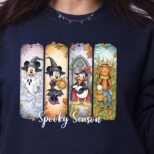 Disney Spooky Season Halloween Mickey Friends Hoodie, Pumpkin Sweatshirt, Halloween Party Sweatshirt, Disneyland Sweatshirt, Disney Trip