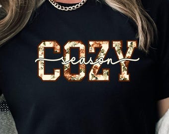 Cozy Season Shirt, Fall Vibes Shirt, Autumn Tee, Fall Graphic Tshirt, Cute Fall Shirt, Retro Fall Shirt, Fall Graphic Tshirt, Get Cozy