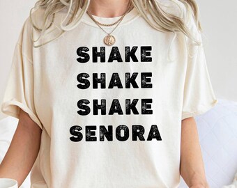Shake Senora Shirt, Spooky Halloween Tee, Halloween Party Shirt, Fall Season Shirt, Halloween Vibes Tee, Comfort Colors Tshirt, Cool Tee