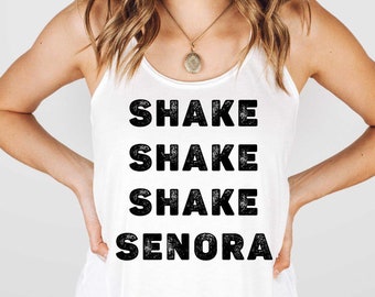 Shake Senora Shirt, Woman Halloween Tee, Halloween Party Tee, Scary Season Tee, Halloween Costume Tee, Spooky Ghost Shirt, Happy Halloween