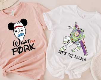 Custom Toy Story T-shirt, Funny Disney Shirt, Buzz Lightyear Shirt, Forky T-shirt, Disney Toy Story Shirt, To Infinity And Beyond Shirt