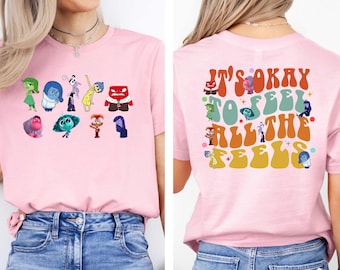 It's Okay To Feel All The Feels T-shirt, Core Memory Shirt, Mental Health Shirt, Awareness Shirt, Therapist Shirt, Mental Health Matters Tee