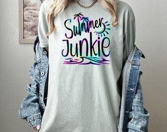 Summer Vibes Shirt, Vacation Shirt, Summer Tee, Summer Vacation Tee, Beach Tshirt, Beach Party Shirt, Comfort Colors Tee, Fun Summer